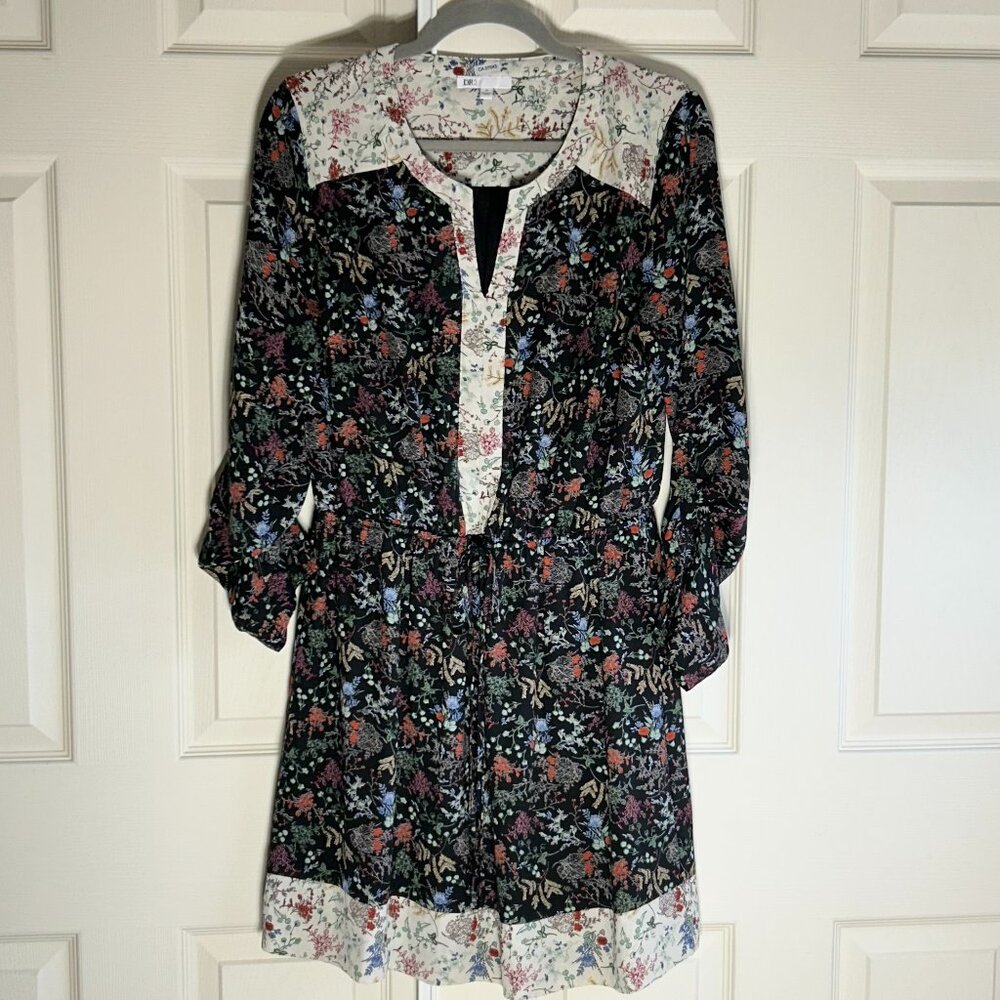 DR2 Floral Midi A-Line Dress Size M